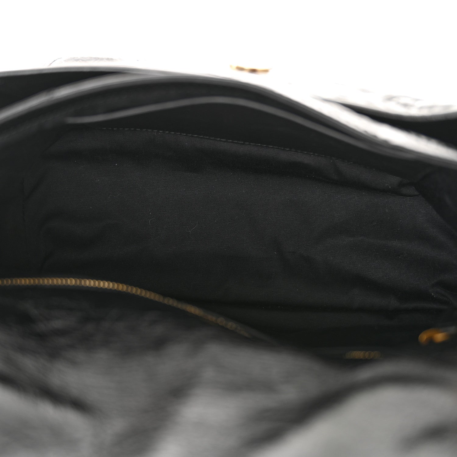 Saint Laurent Crinkled Calfskin Matelasse Monogram Medium Niki Chain Satchel Black 5 of 10
