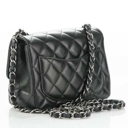 Chanel Lambskin Quilted Mini Square Flap Black 3 of 8