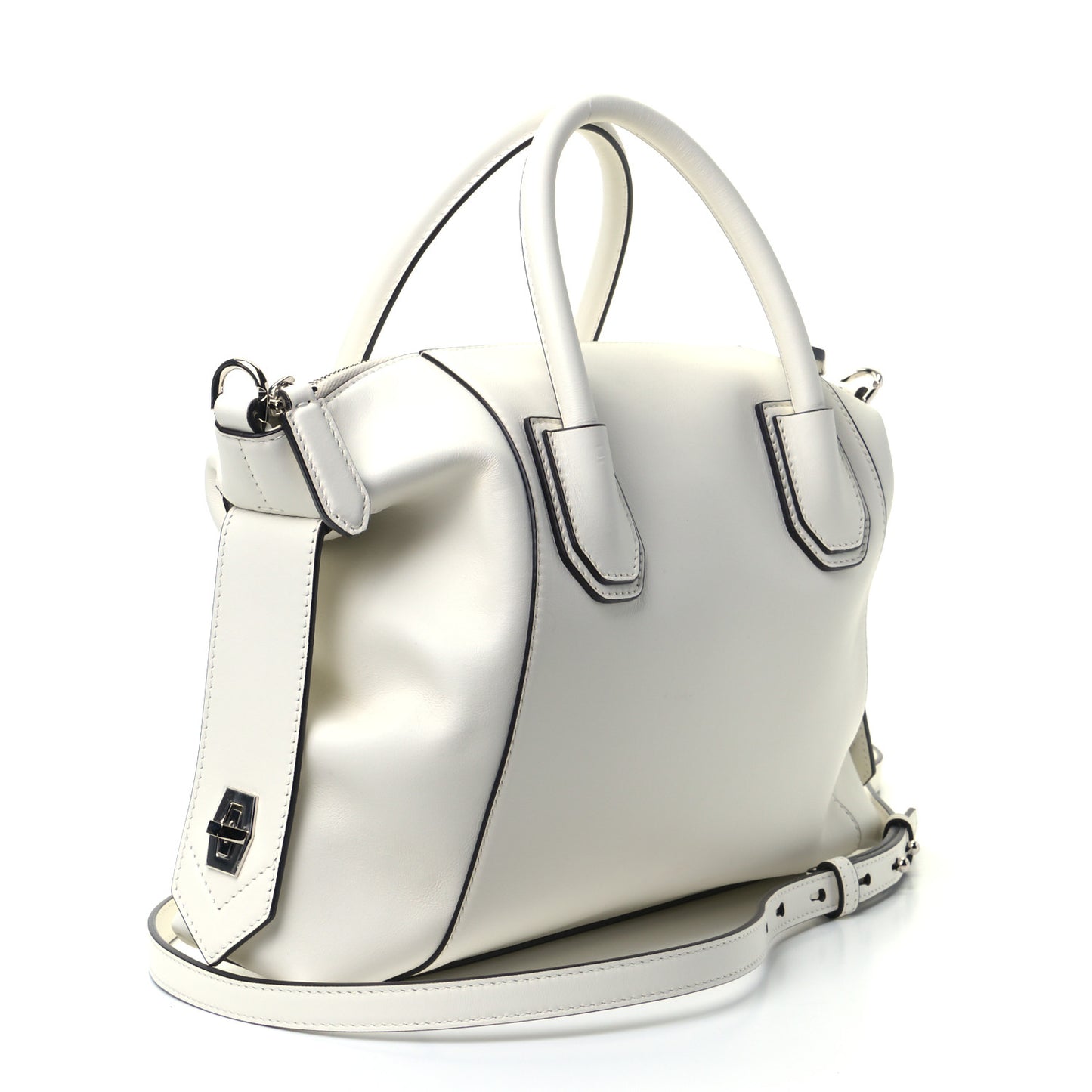 Calfskin Small Soft Antigona Ivory