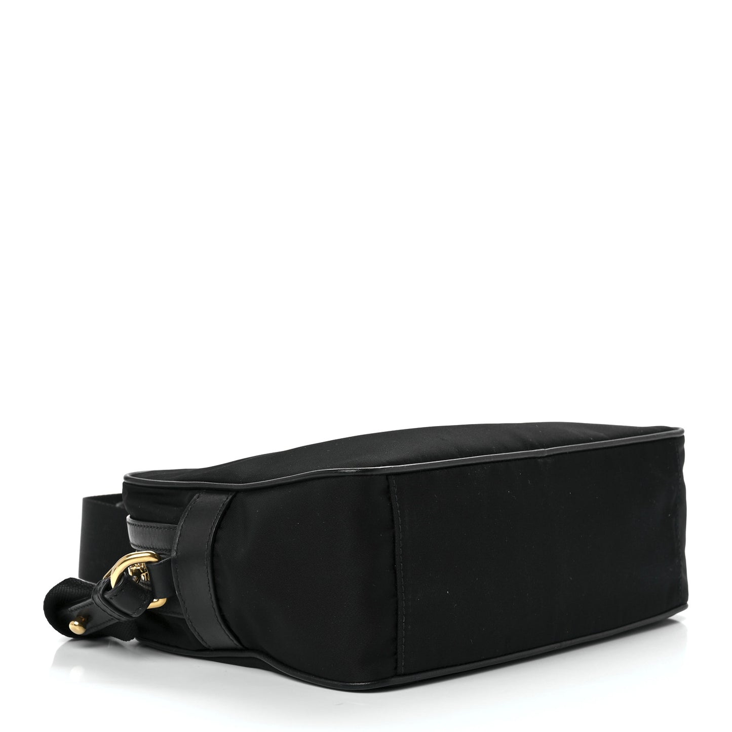 Tessuto Nylon Soft Calf Camera Bag Black