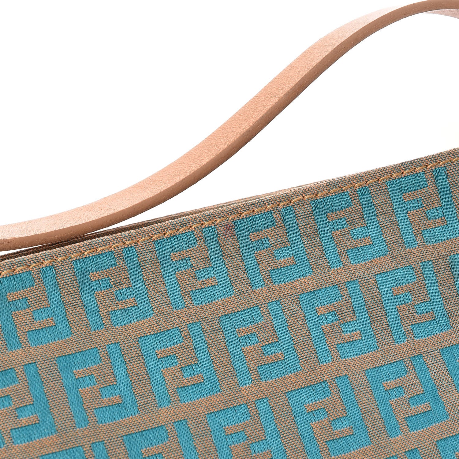Fendi Zucchino Pochette Blue 9 of 10