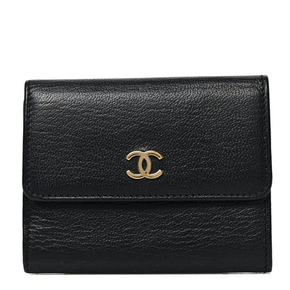 Chanel Goatskin CC Flap Card Holder Black 1 of 6