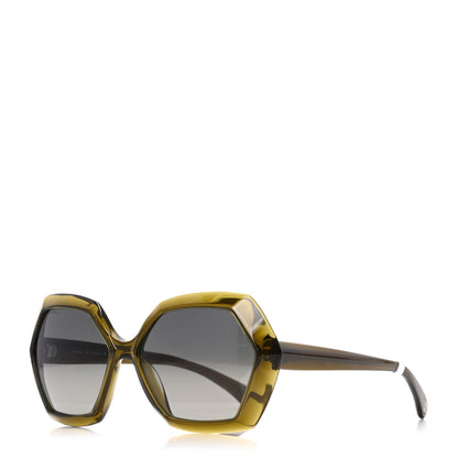 Chanel Acetate Round Sunglasses 5367 Olive 1 of 8