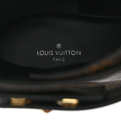 Louis Vuitton Calfskin Monogram Wonderland Flat Ranger Boots 38 Black 7 of 9