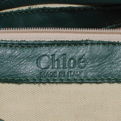 Chloe Python Silverado Shoulder Bag Emerald 6 of 7
