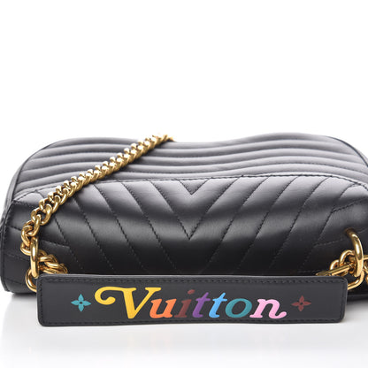Louis Vuitton Calfskin New Wave Chain MM Black 9 of 9