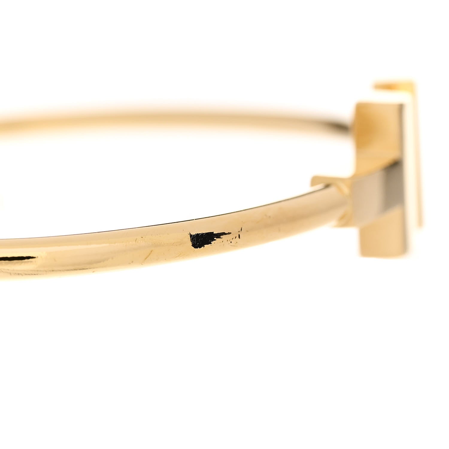 Tiffany 18K Yellow Gold T Wire Bracelet 4 of 6