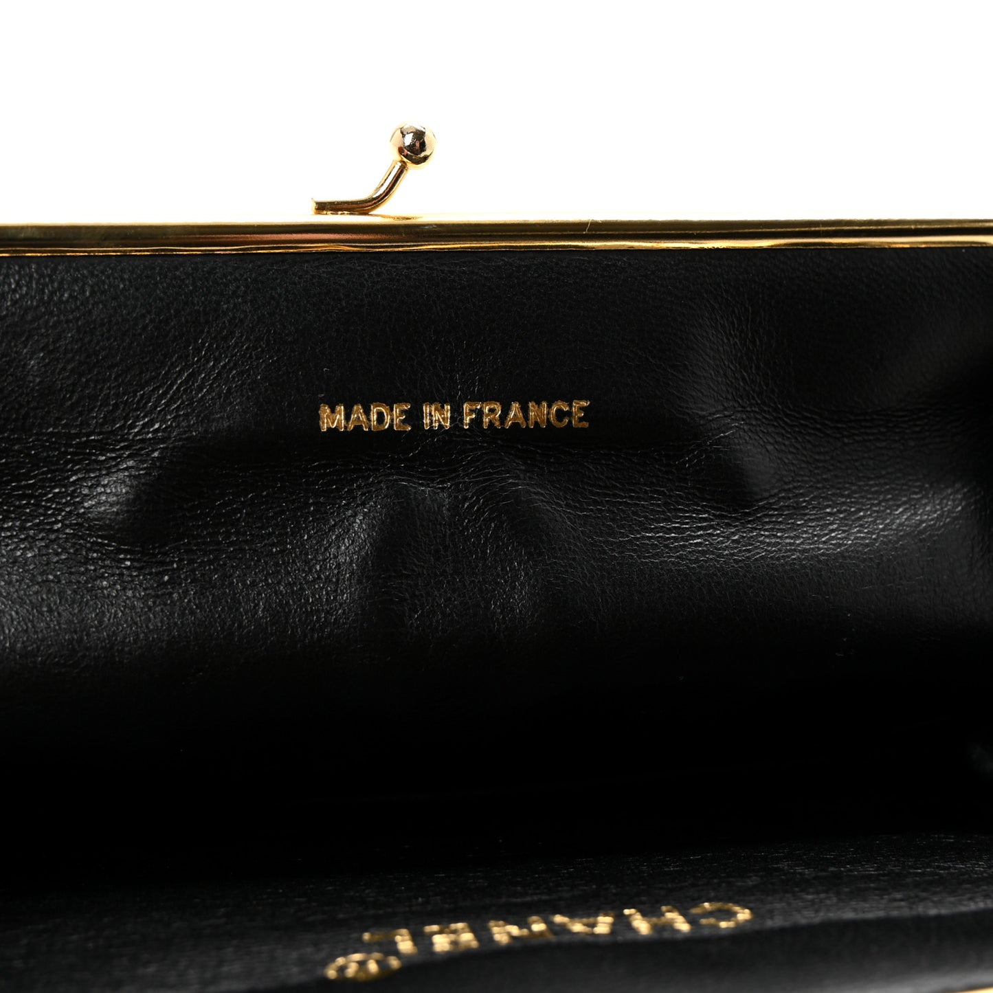 Velvet Quilted Clutch Black
