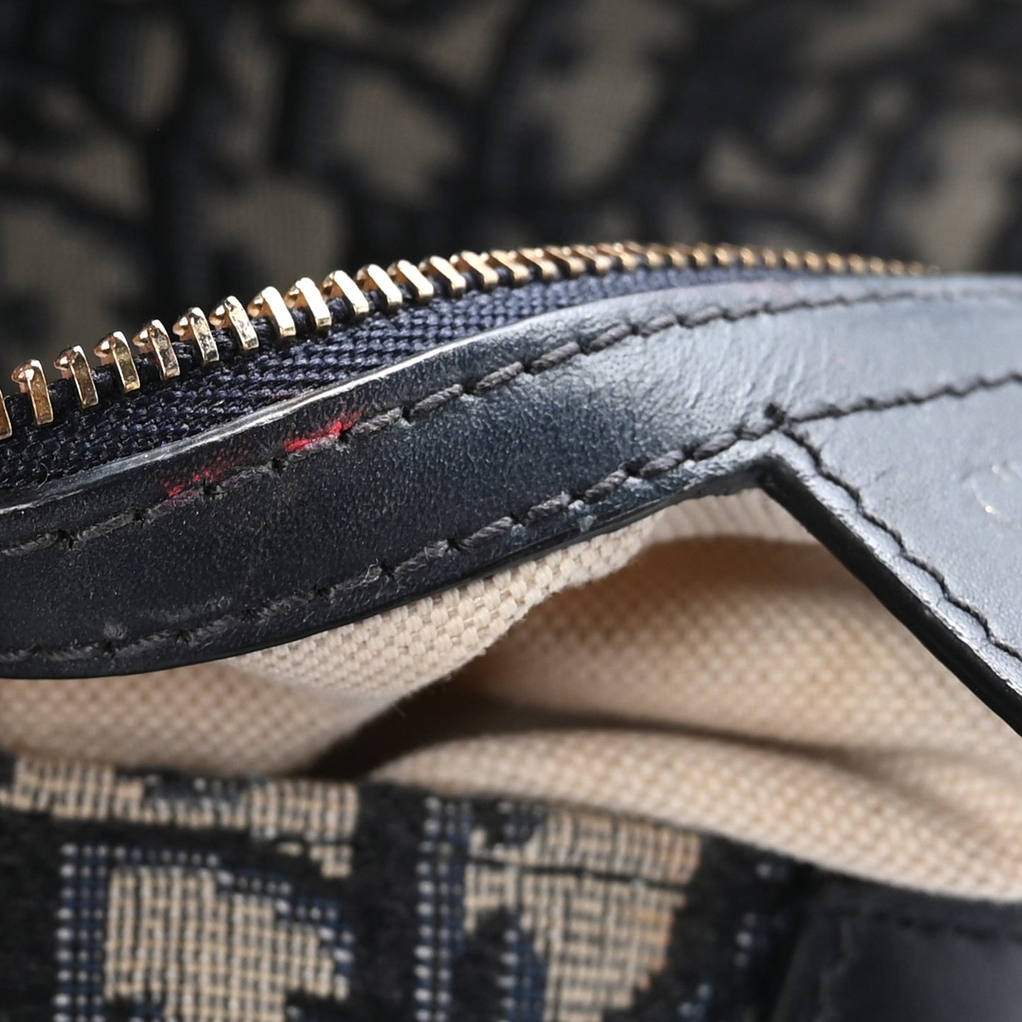 Oblique Saddle Bag Blue