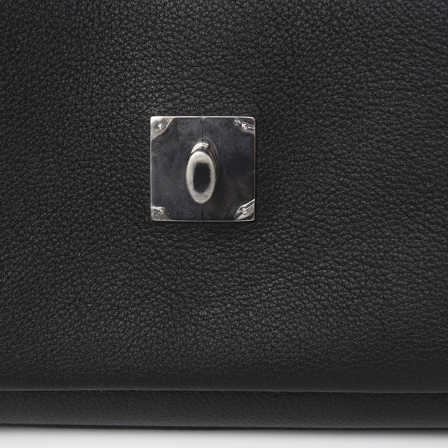 Soft Calfskin My Lockme Chain Bag BB Black