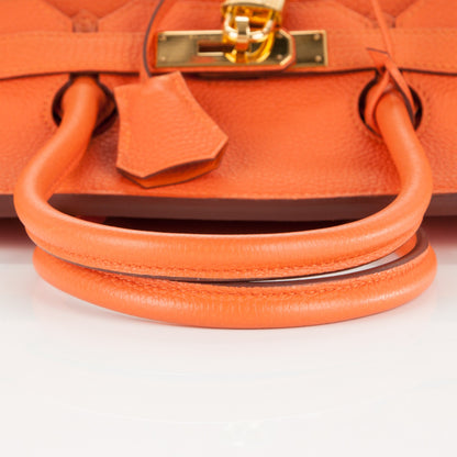 Hermes Togo Birkin 35 Orange 17 of 24