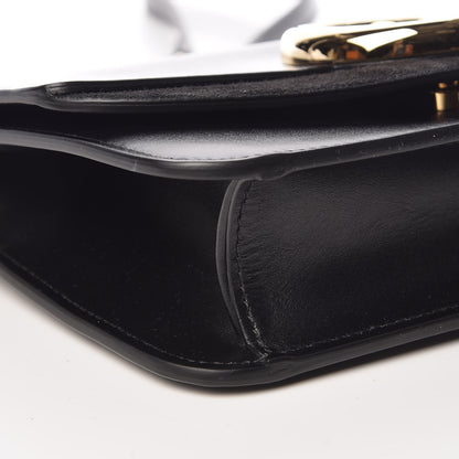 Chloe Calfskin Suede C Clutch With Chain Black 8 of 9