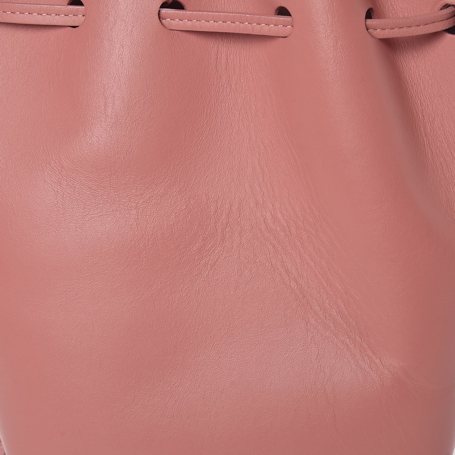 Calfskin Mini Bucket Bag Blush