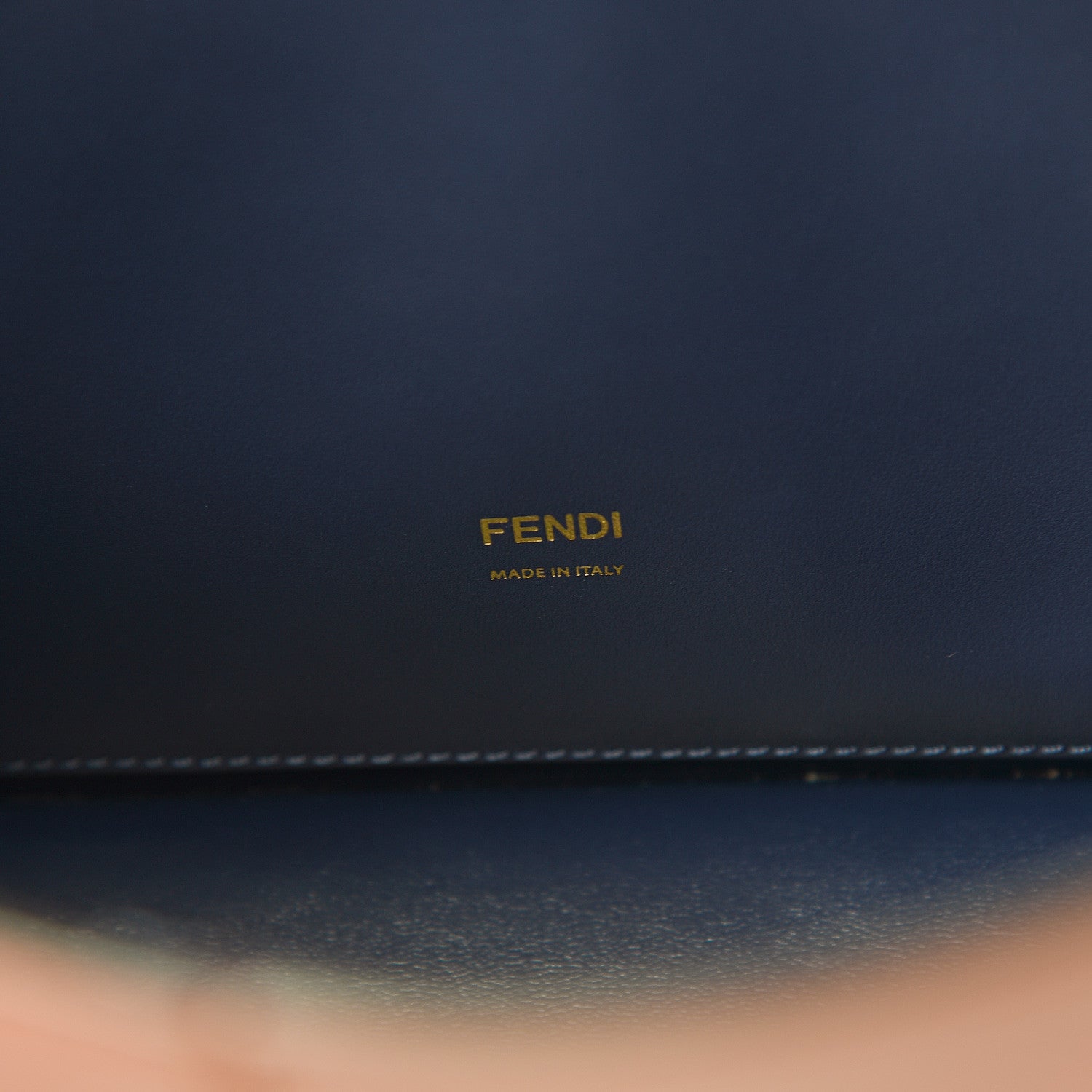 Fendi Vitello Grace Matte Large Kan U Shoulder Bag Rust 5 of 8