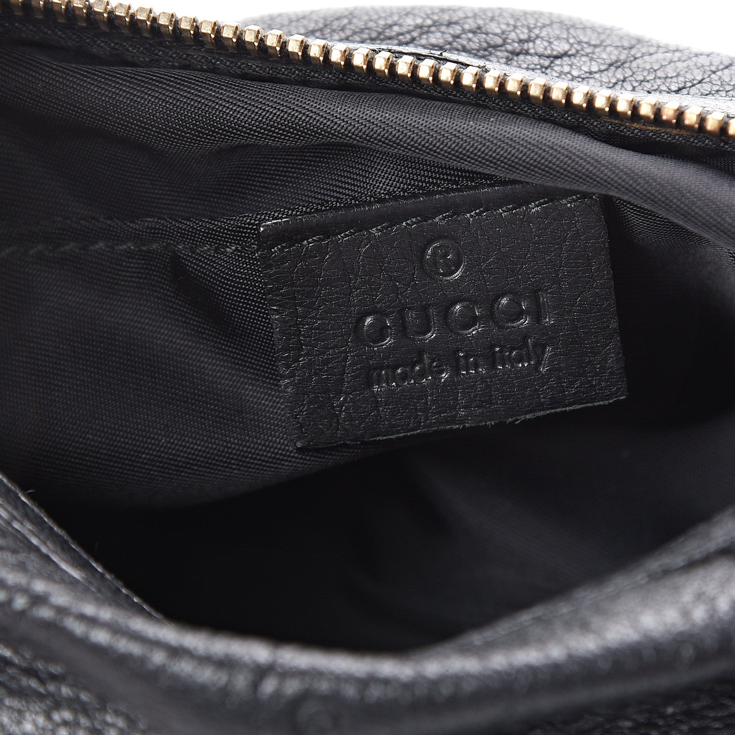 Gucci Deerskin Medium Bamboo Cosmetic Case Black 5 of 7