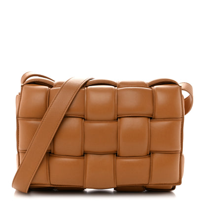 Bottega Veneta Nappa Maxi Intreccio Padded Cassette Crossbody Bag Caramel 1 of 10