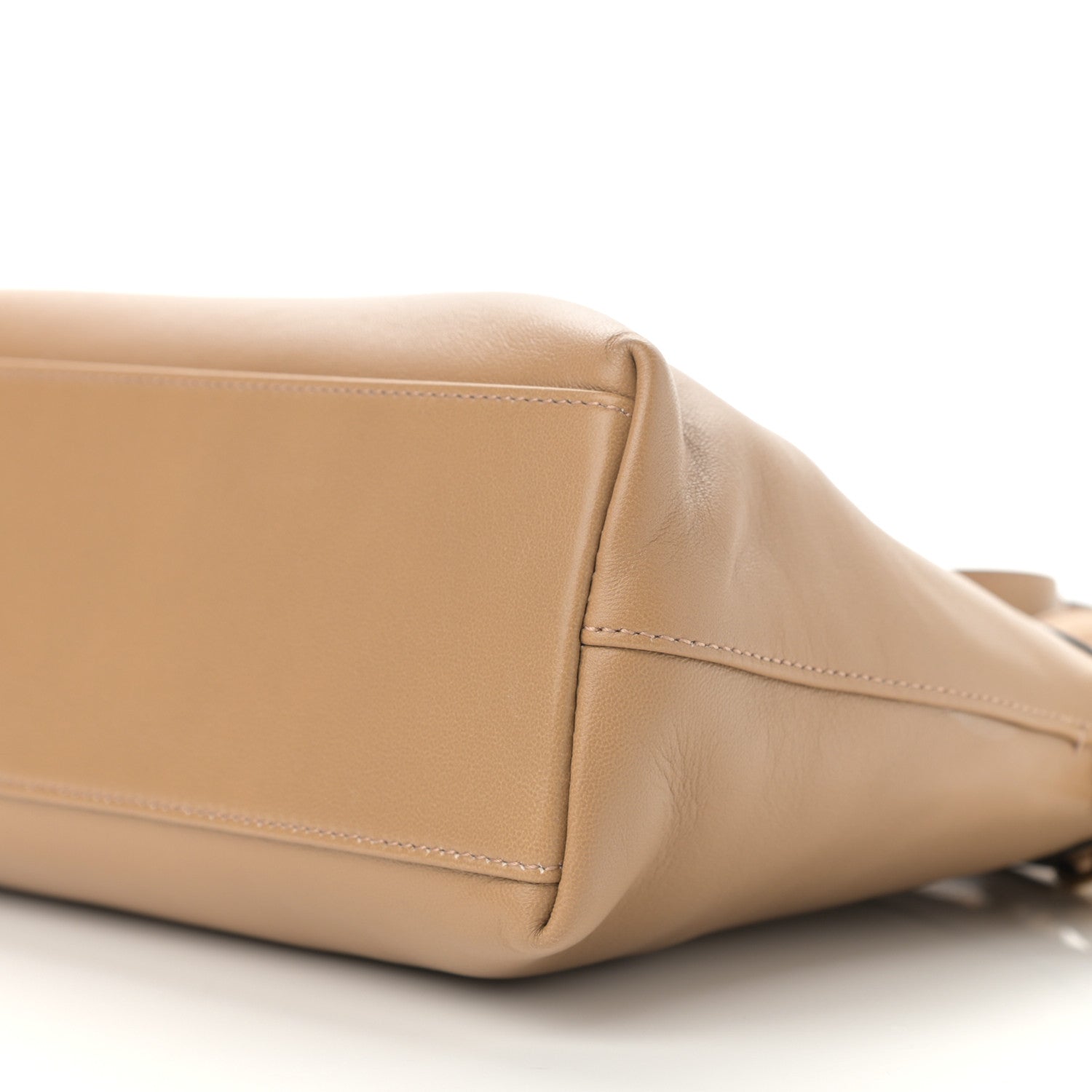 Gucci Lambskin Small Linea Matisse Top Handle Bag Natural Tan 10 of 10