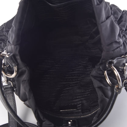Prada Tessuto Nylon Gaufre Hobo Black 8 of 10