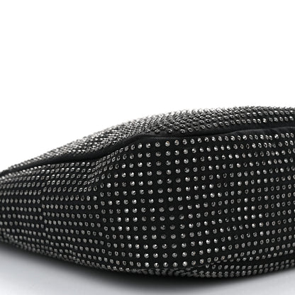 Saint Laurent Cotton Studded Le 5 A 7 Soft Hobo Black 9 of 9