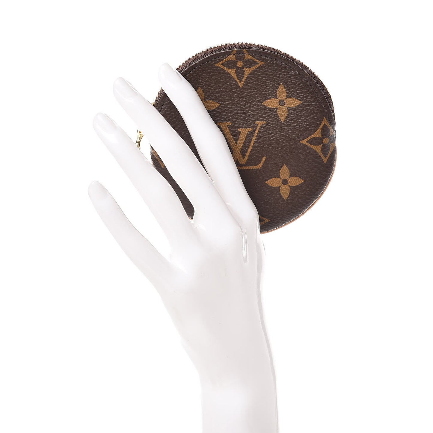 Monogram Round Coin Purse