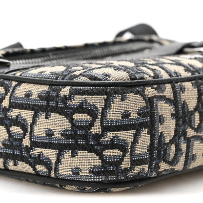 Christian Dior HOMME Oblique Mini Safari Messenger Navy Blue 8 of 10