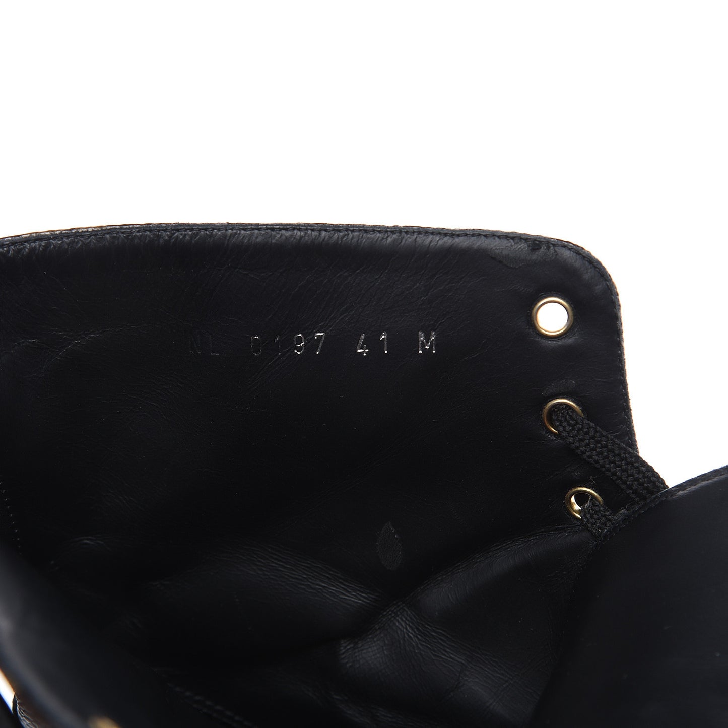 Calfskin Monogram Wonderland Flat Ranger Boots 41 Black