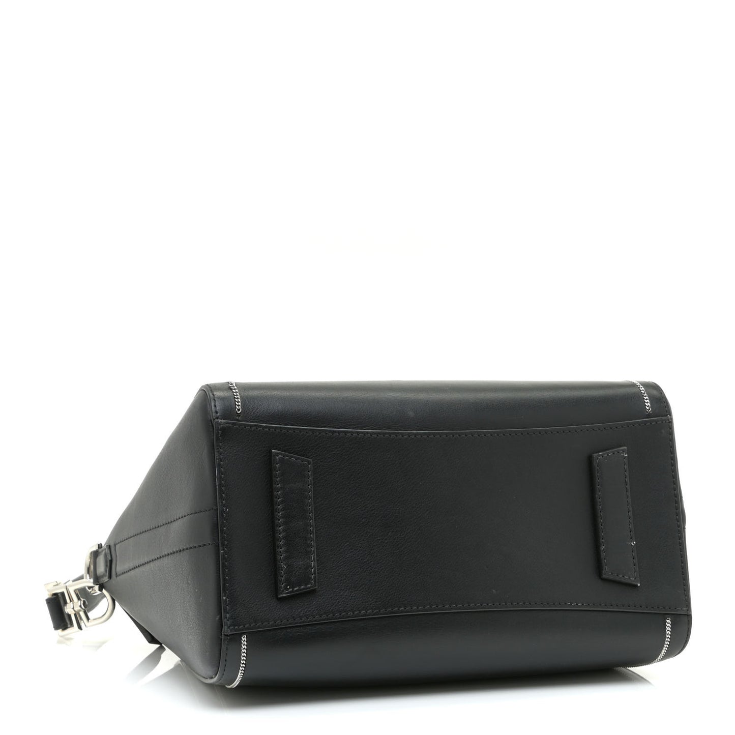 Buffed Calfskin Small Chain Antigona Black
