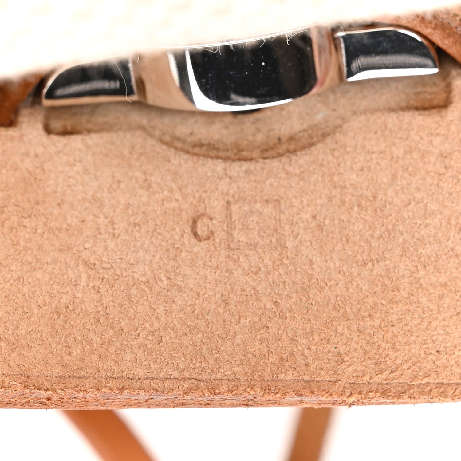 Hermes Toile Vache Calfskin Herbag 30 PM Backpack Natural 8 of 11