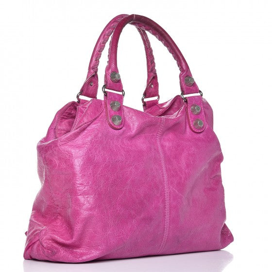 Agneau Giant 21 Silver Hardware Brief Magenta