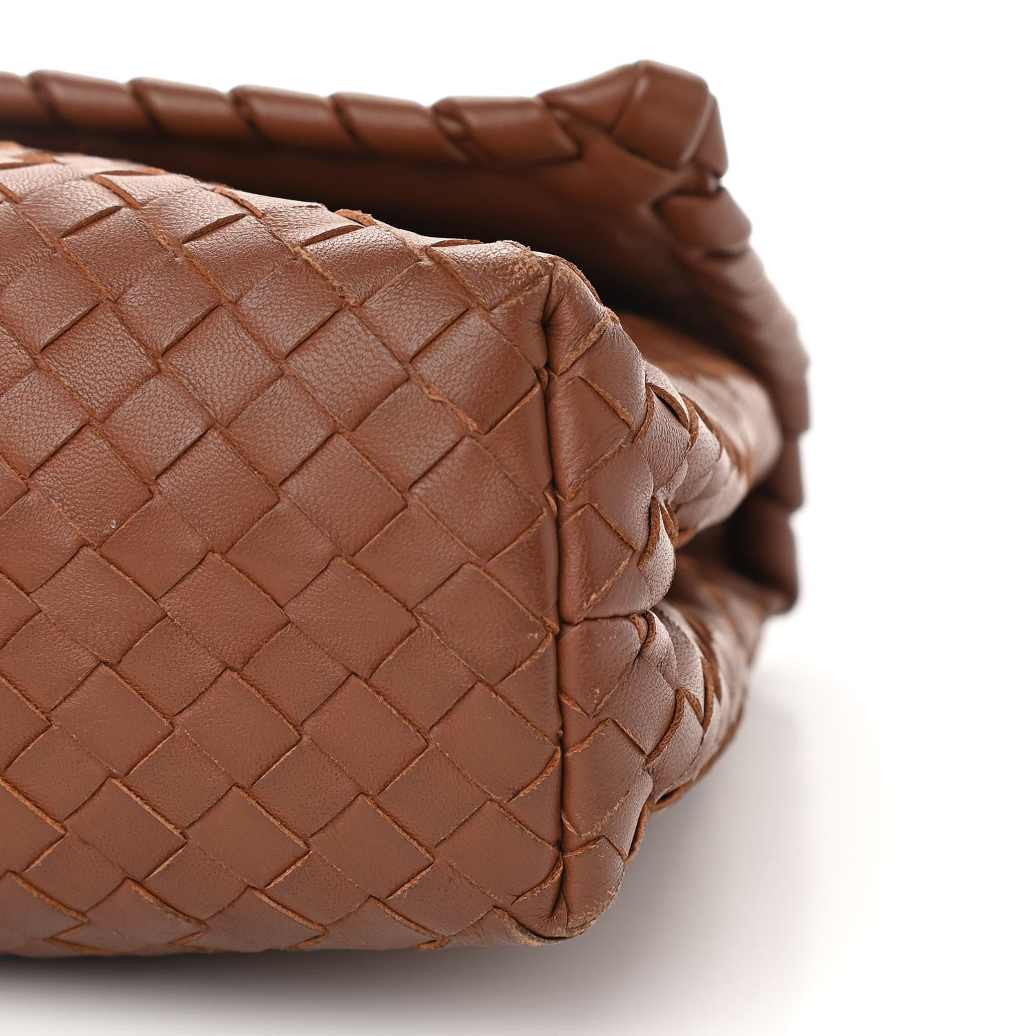 Bottega Veneta Nappa Intrecciato Olimpia Shoulder Bag Noce 10 of 16