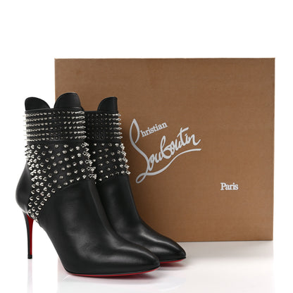 Christian Louboutin Calfskin Hongroise 85 Ankle Boots 40.5 Black 8 of 8