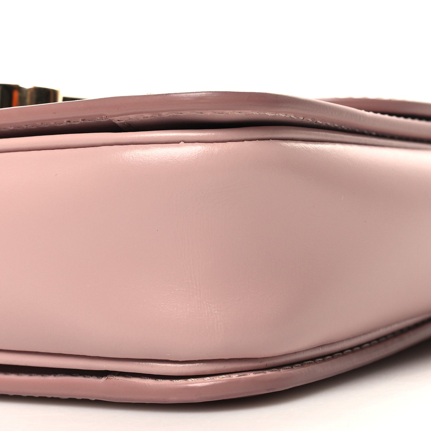 Shiny Calfskin Teen Triomphe Vintage Pink
