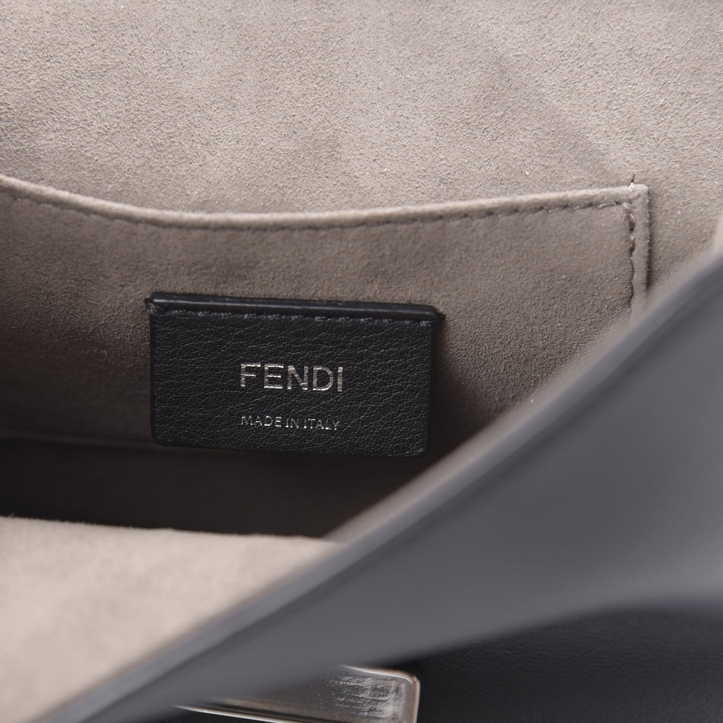 Vitello Century Opaco F is Fendi Small Kan I Shoulder Bag Black