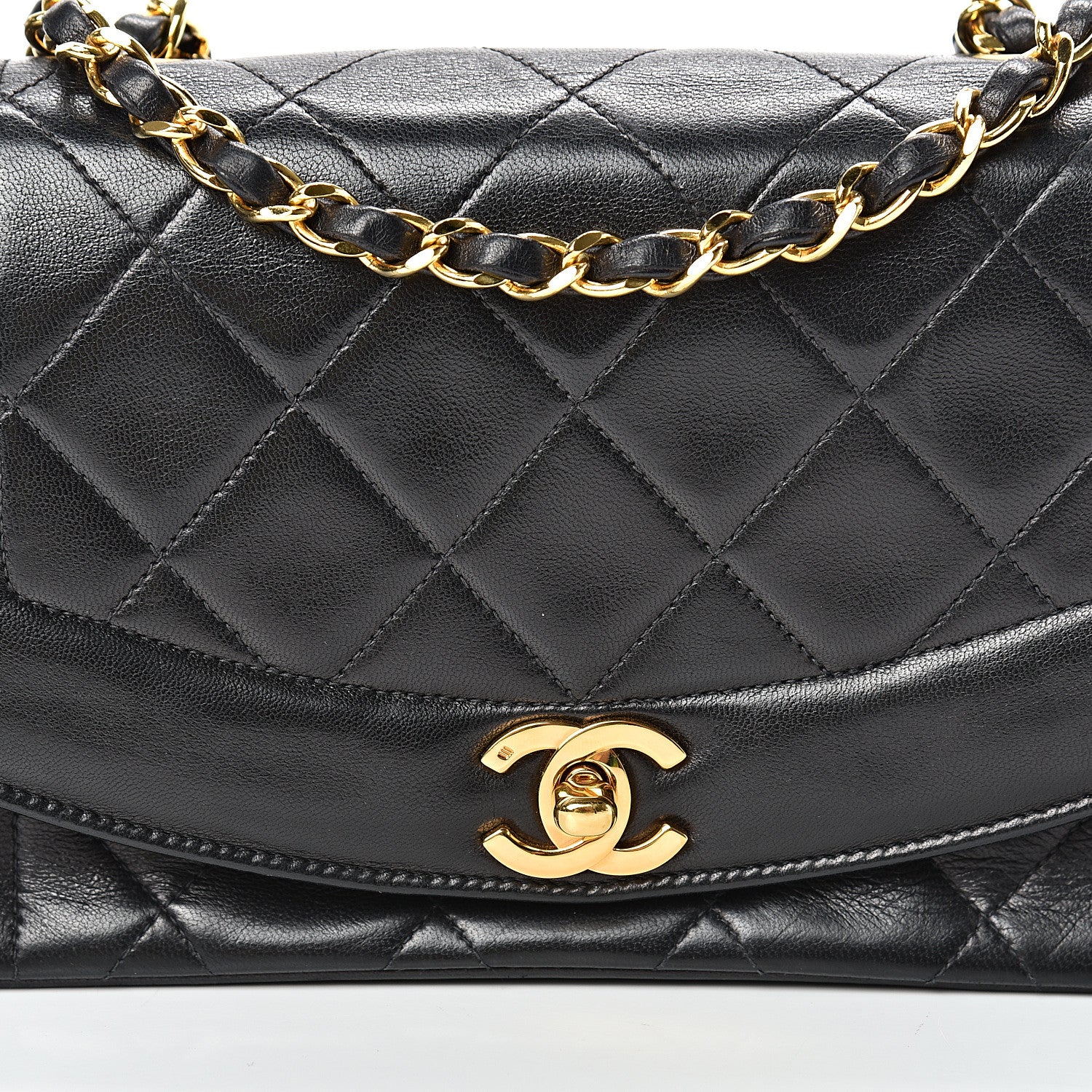 Chanel Lambskin Quilted Small Single Flap Black 8 of 16