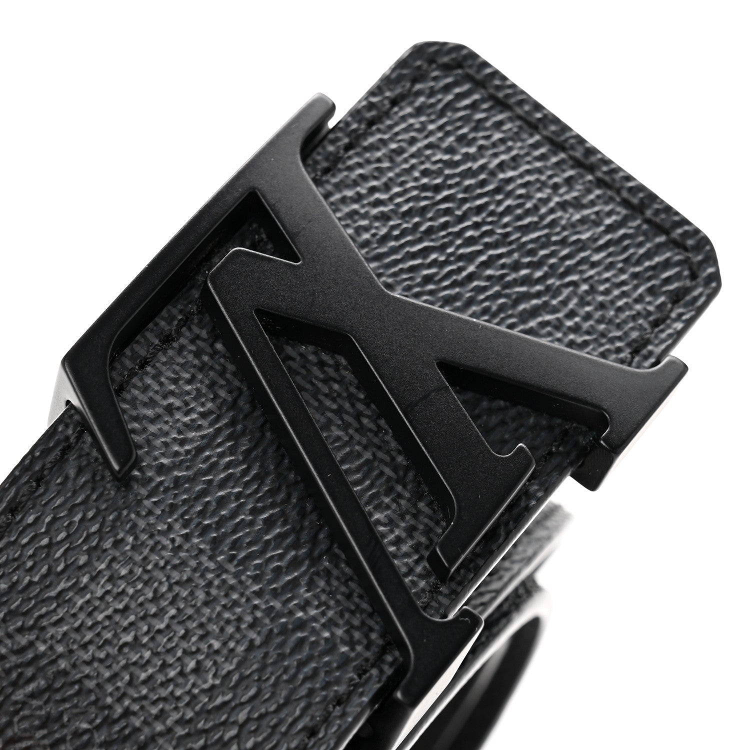 Louis Vuitton Damier Graphite LV Initiales 95 38 Belt 7 of 7