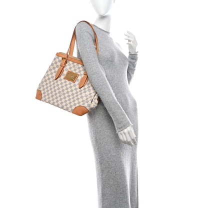 Louis Vuitton Damier Azur Hampstead MM 2 of 15