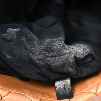 Chanel Lambskin Quilted Medium New Bubble North South Tote Light Brown 13 of 13