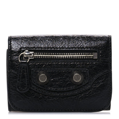 Balenciaga Agneau Arena Le Cagole Mini Wallet Black 1 of 8