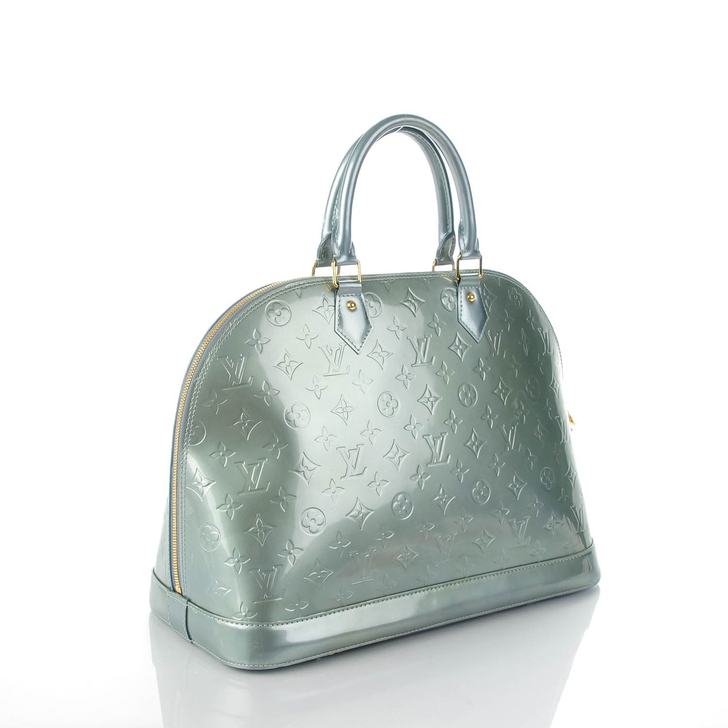 Louis Vuitton Vernis Alma GM Givre 3 of 8