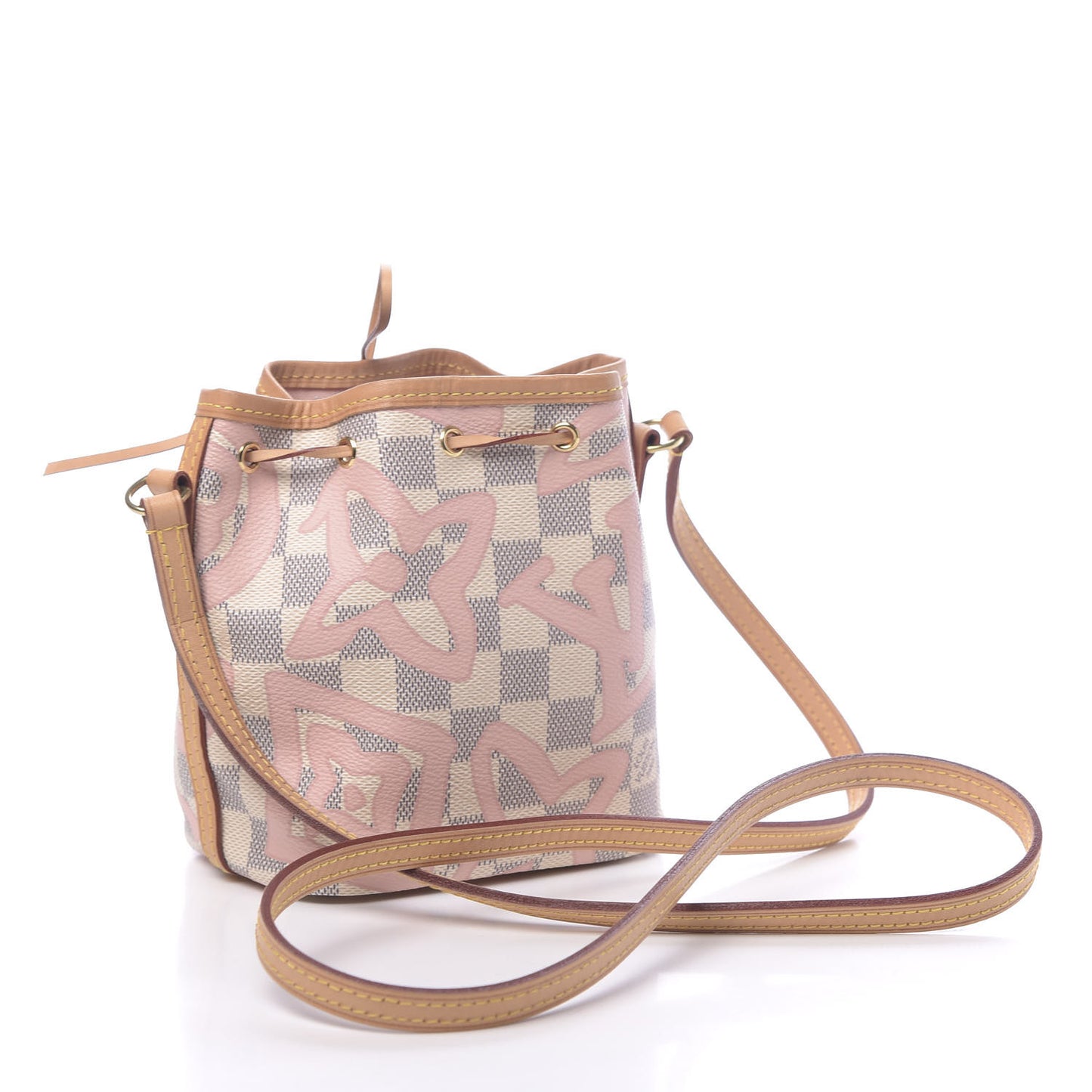Damier Azur Tahitienne Nano Noe Rose Ballerine