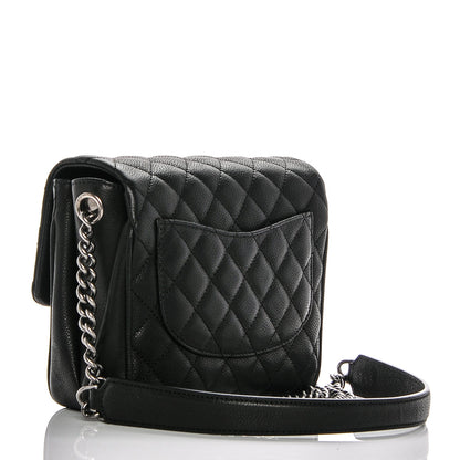 Chanel Caviar Quilted Small Rock In Rome Flap Black 3 of 8