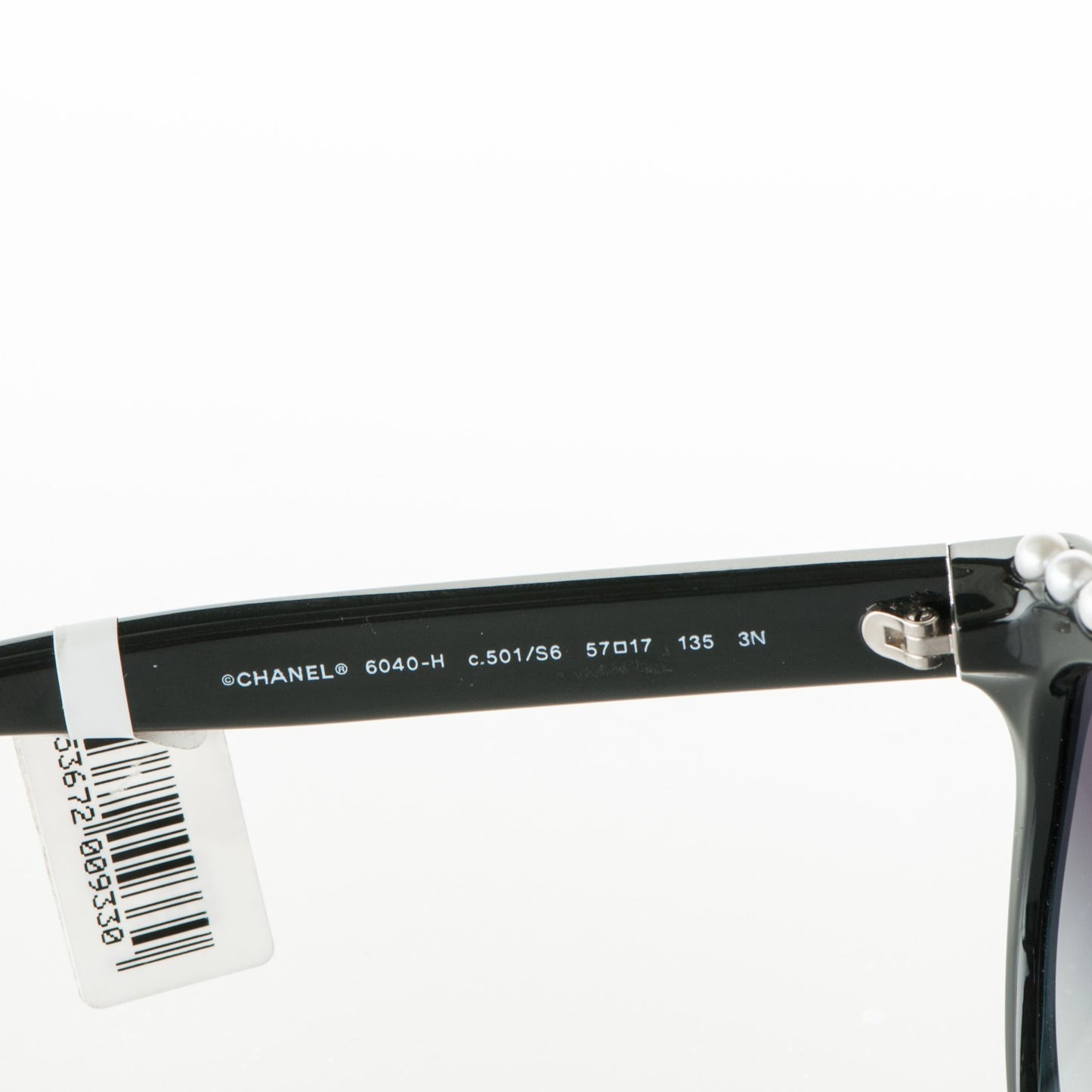 Freshwater Cultured Pearl Butterfly Sunglasses 6040-H Black