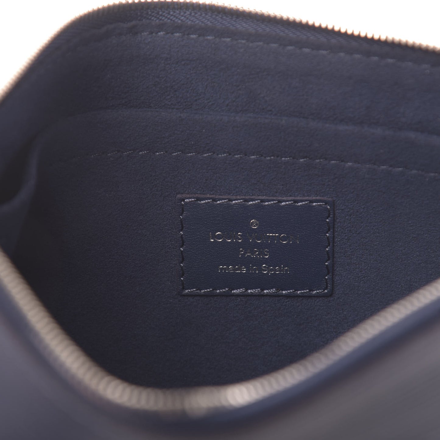 Epi Neverfull Pochette MM GM Indigo