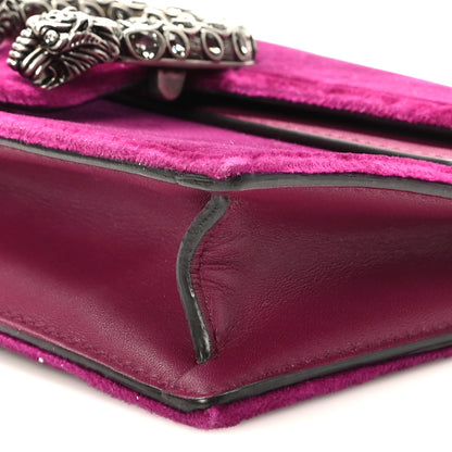Gucci Velvet Super Mini Dionysus Shoulder Bag Fuchsia Violet Cyclamen 8 of 8