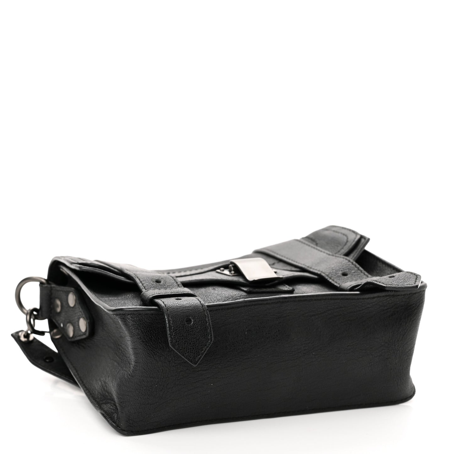 Lambskin PS1 Mini Pouch Messenger Black