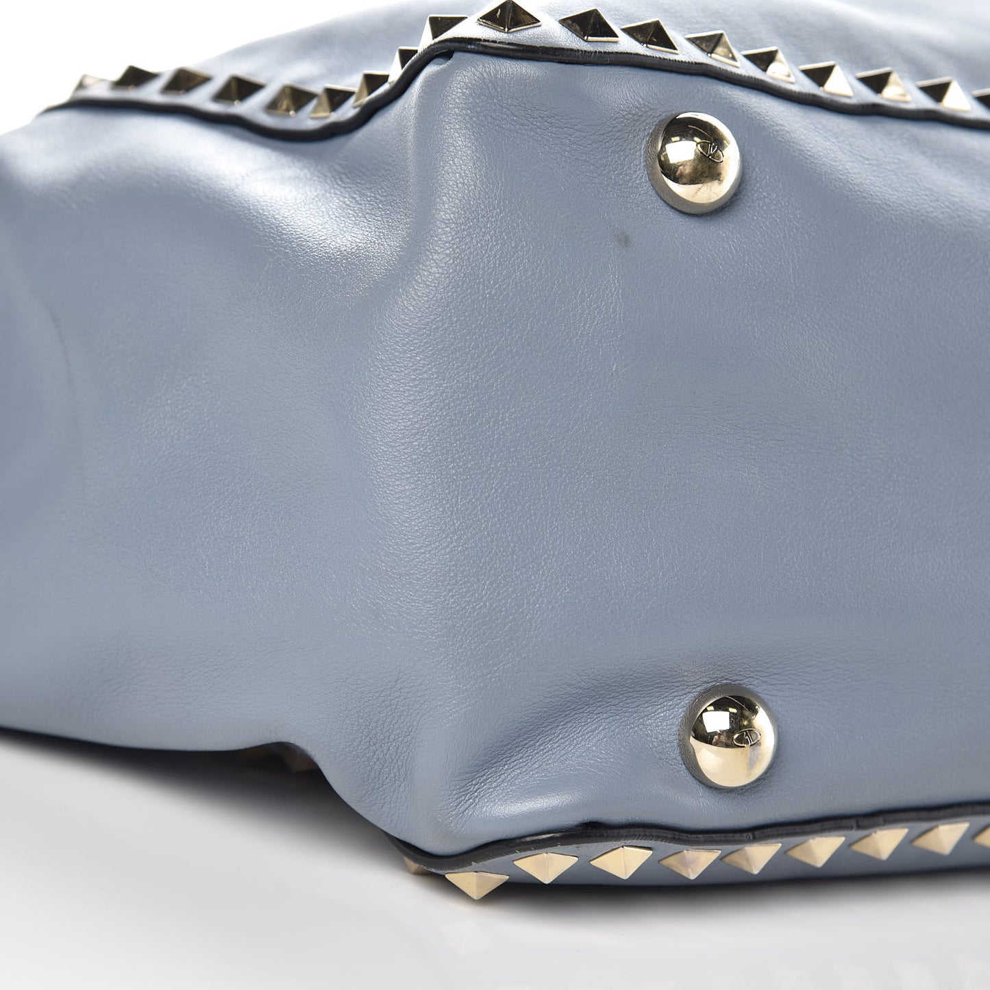 Vitello Medium Rockstud Tote London Stone