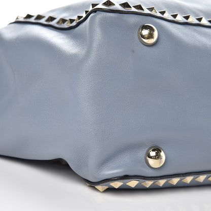 Valentino Garavani Vitello Medium Rockstud Tote London Stone 10 of 14