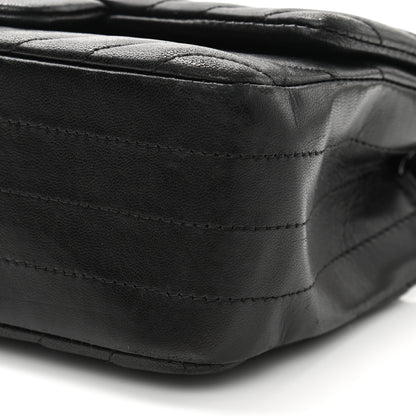 Chanel Lambskin Chevron Quilted Mini Rectangular Flap So Black 10 of 12