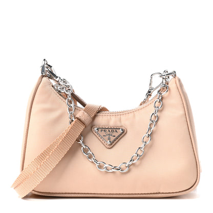 Prada Tessuto Nylon Saffiano Mini Re-Edition 2000 Shoulder Bag Cammeo 1 of 10