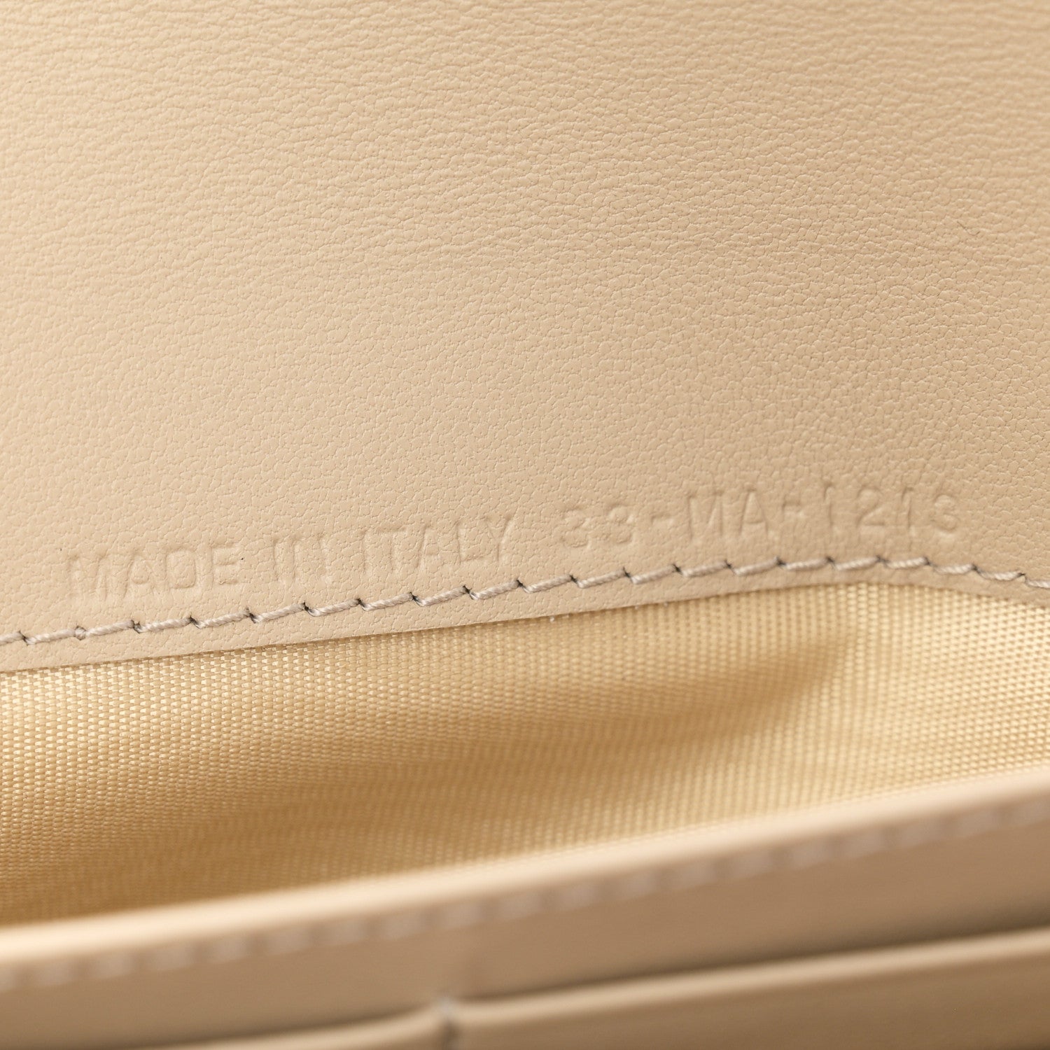 Christian Dior Supple Calfskin Cannage Caro Wallet Sand 7 of 7